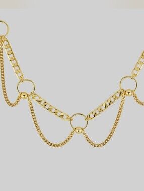 Regal Rose Change Of Heart Choker Necklace - Gold
